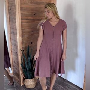 Cotton gauze dress-reserved